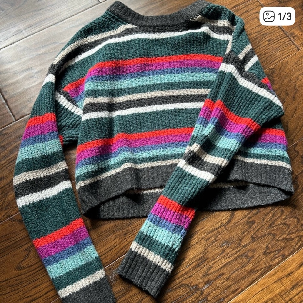 American Eagle Outfitters Colourful Striped Sweater